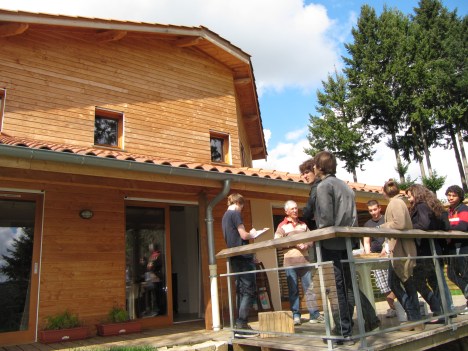 Visite d'un éco-gîte