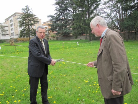L'inauguration de l'oasis-nature 2