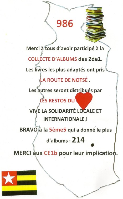 Des albums pour le Togo 2