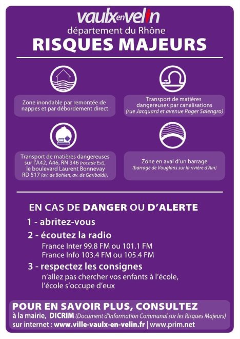 L’éducation des populations aux risques